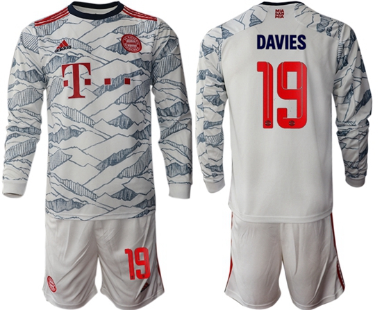 Men Bayern Long Sleeve Soccer Jerseys 526