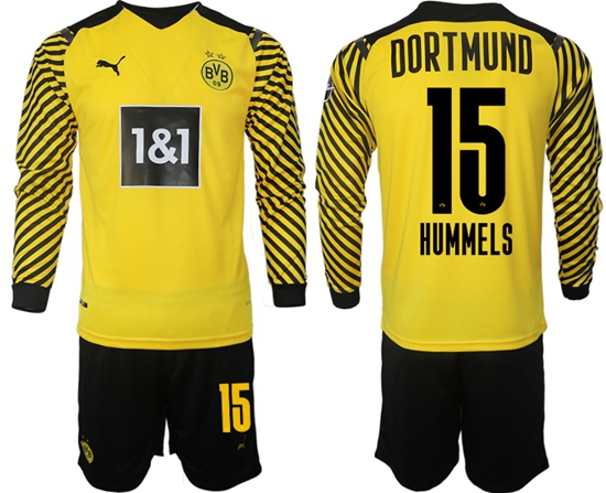 Men Borussia Dortmund Long Sleeve Soccer Jerseys 507
