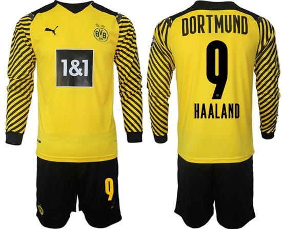 Men Borussia Dortmund Long Sleeve Soccer Jerseys 511