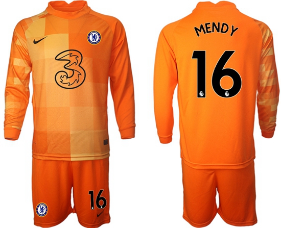 Men Chelsea Long Sleeve Soccer Jerseys 506