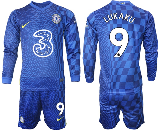 Men Chelsea Long Sleeve Soccer Jerseys 509