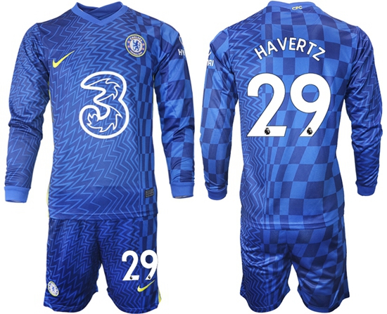 Men Chelsea Long Sleeve Soccer Jerseys 512
