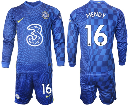 Men Chelsea Long Sleeve Soccer Jerseys 518