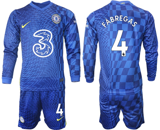 Men Chelsea Long Sleeve Soccer Jerseys 526