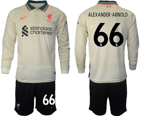 Men Liverpool Long Sleeve Soccer Jerseys 500