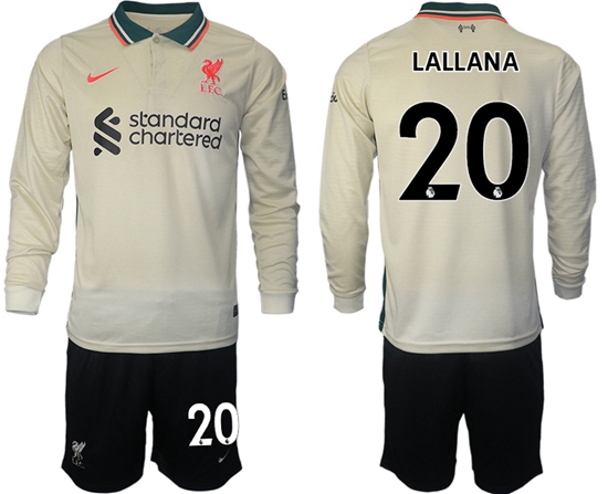 Men Liverpool Long Sleeve Soccer Jerseys 503