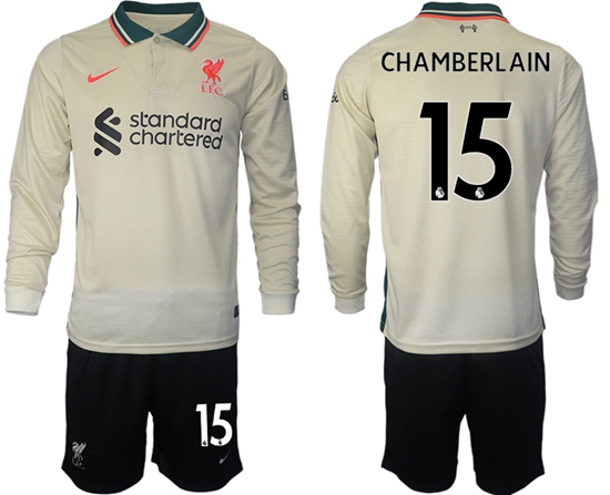 Men Liverpool Long Sleeve Soccer Jerseys 505