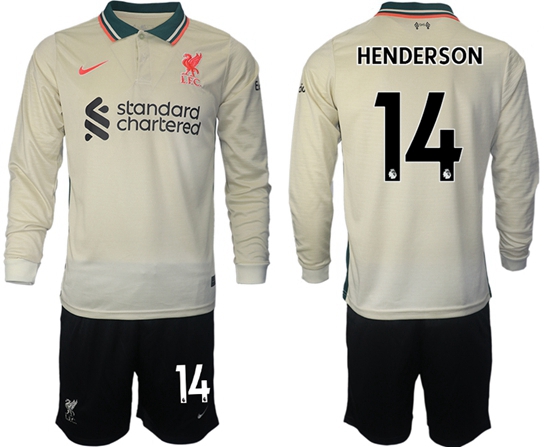 Men Liverpool Long Sleeve Soccer Jerseys 506