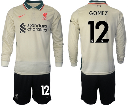 Men Liverpool Long Sleeve Soccer Jerseys 507