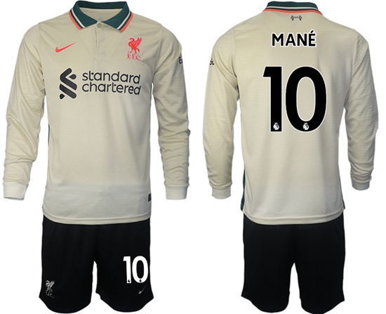 Men Liverpool Long Sleeve Soccer Jerseys 509