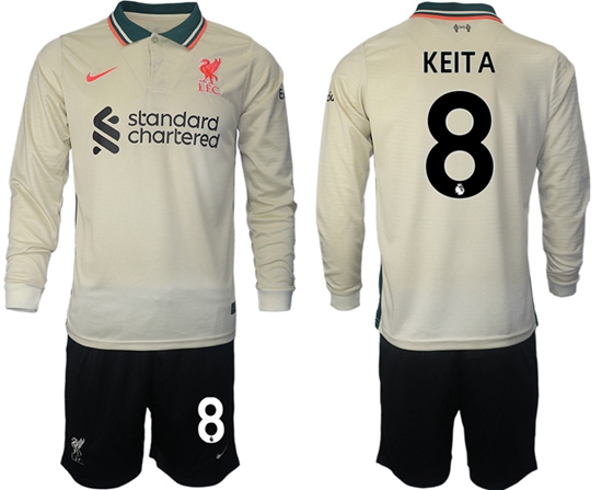 Men Liverpool Long Sleeve Soccer Jerseys 511