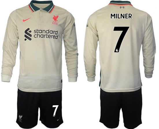 Men Liverpool Long Sleeve Soccer Jerseys 512