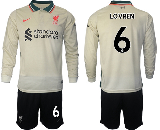 Men Liverpool Long Sleeve Soccer Jerseys 513