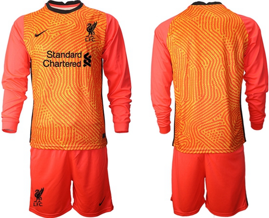 Men Liverpool Long Sleeve Soccer Jerseys 532