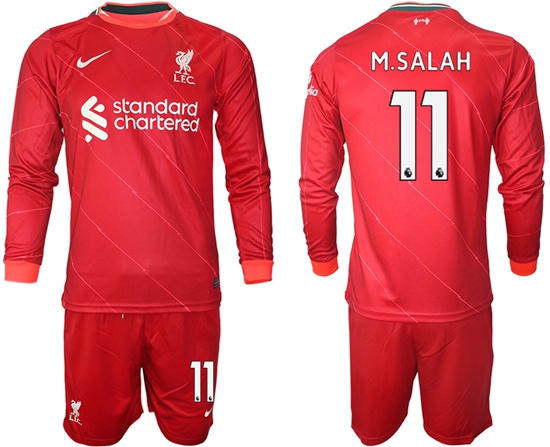 Men Liverpool Long Sleeve Soccer Jerseys 541