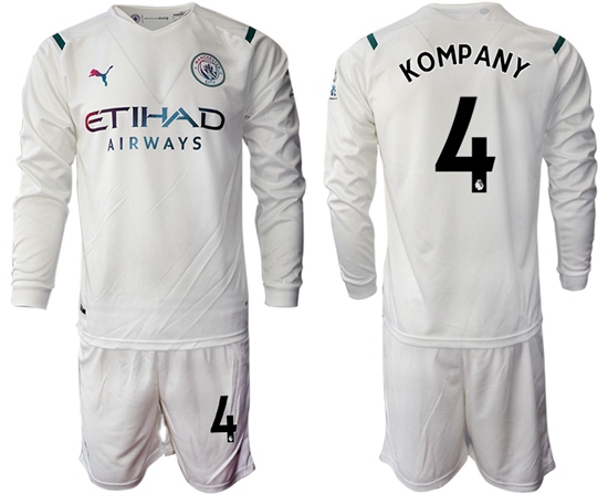 Men Manchester City Long Sleeve Soccer Jerseys 534