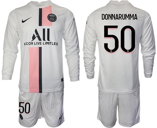 Men Paris Saint Germain Long Sleeve Soccer Jerseys 519
