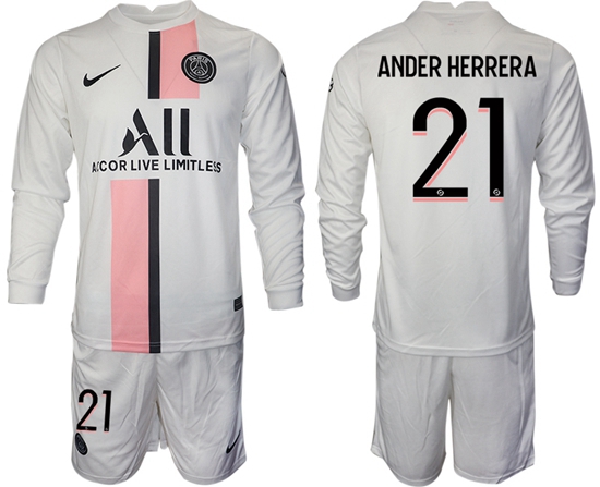 Men Paris Saint Germain Long Sleeve Soccer Jerseys 522