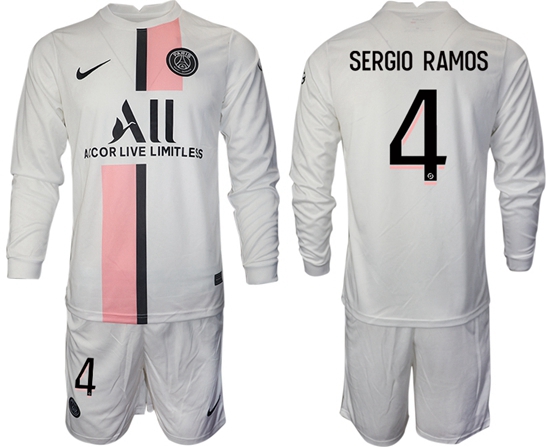 Men Paris Saint Germain Long Sleeve Soccer Jerseys 530