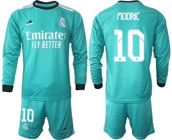 Men Real Madrid Long Sleeve Soccer Jerseys 508