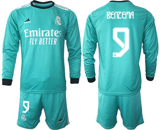 Men Real Madrid Long Sleeve Soccer Jerseys 509