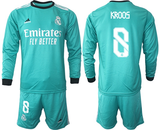 Men Real Madrid Long Sleeve Soccer Jerseys 510