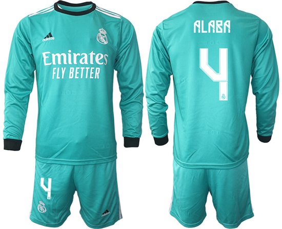Men Real Madrid Long Sleeve Soccer Jerseys 515