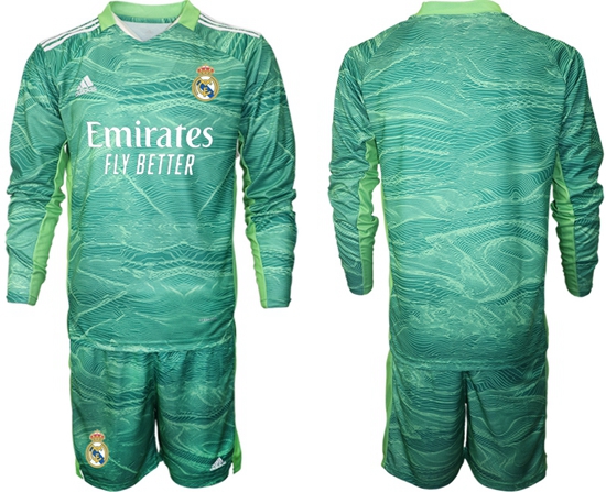 Men Real Madrid Long Sleeve Soccer Jerseys 549