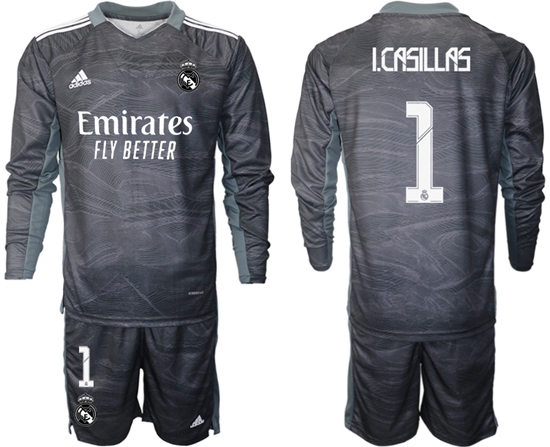 Men Real Madrid Long Sleeve Soccer Jerseys 551