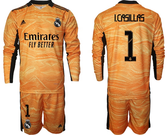 Men Real Madrid Long Sleeve Soccer Jerseys 554