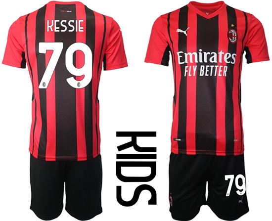 Kids AC Milan Soccer Jerseys 011