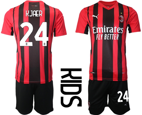 Kids AC Milan Soccer Jerseys 013