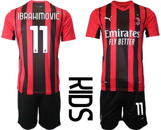 Kids AC Milan Soccer Jerseys 015