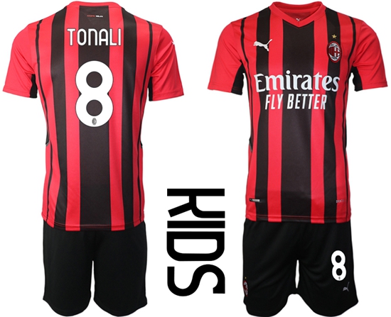 Kids AC Milan Soccer Jerseys 017