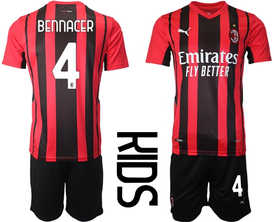 Kids AC Milan Soccer Jerseys 020