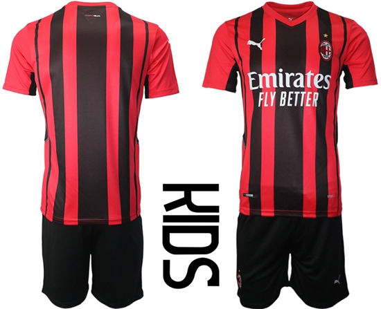 Kids AC Milan Soccer Jerseys 021