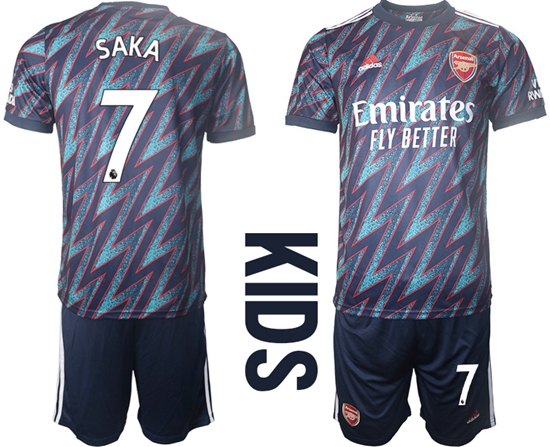 Kids Arsenal Soccer Jerseys 033