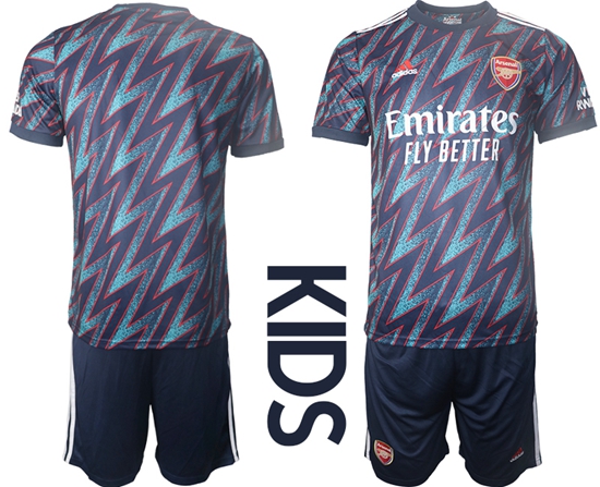 Kids Arsenal Soccer Jerseys 034