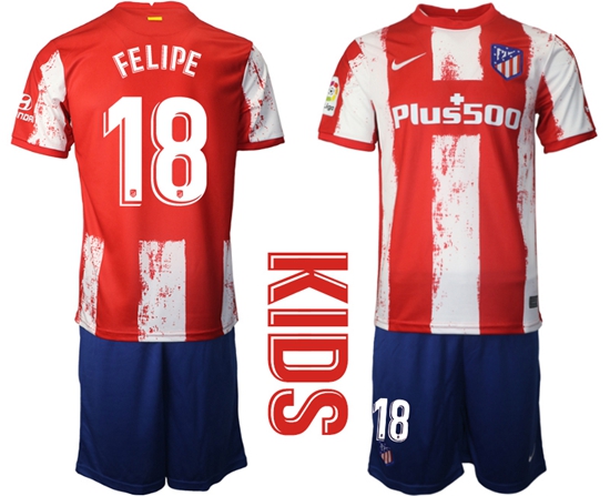 Kids Atletico de Madrid Soccer Jerseys 009