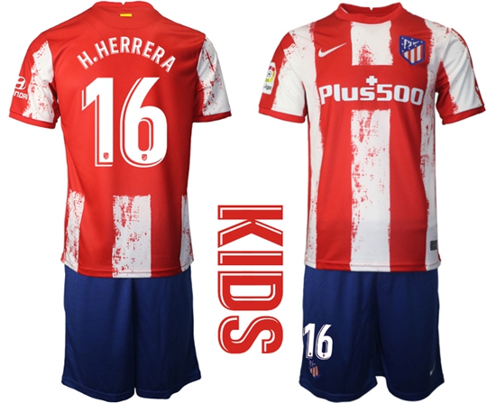 Kids Atletico de Madrid Soccer Jerseys 010