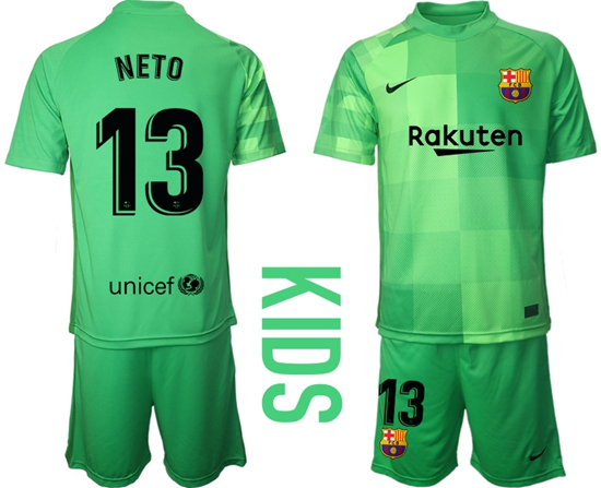 Kids Barcelona Soccer Jerseys 016