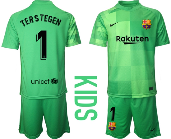 Kids Barcelona Soccer Jerseys 017