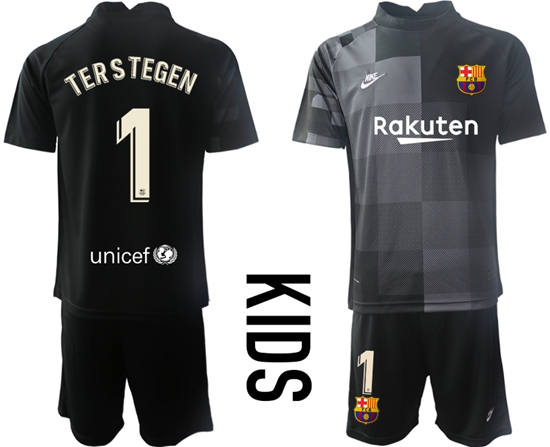Kids Barcelona Soccer Jerseys 020