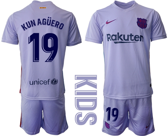 Kids Barcelona Soccer Jerseys 027