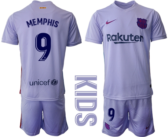Kids Barcelona Soccer Jerseys 032