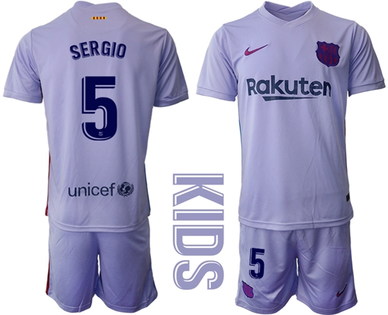Kids Barcelona Soccer Jerseys 034