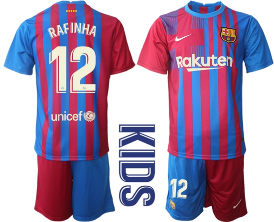 Kids Barcelona Soccer Jerseys 052