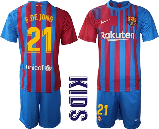Kids Barcelona Soccer Jerseys 068