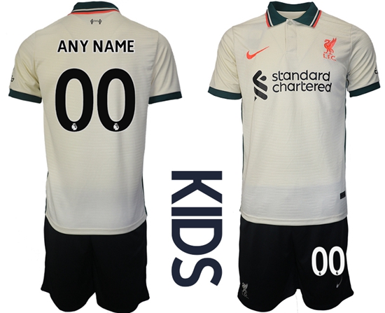 Kids Liverpool Soccer Jerseys 007 Customized