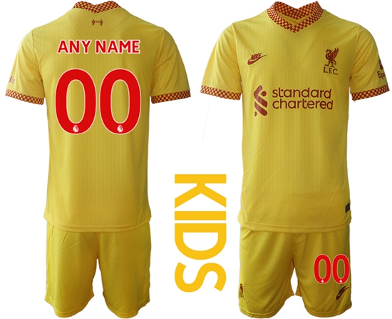 Kids Liverpool Soccer Jerseys 015 Customized